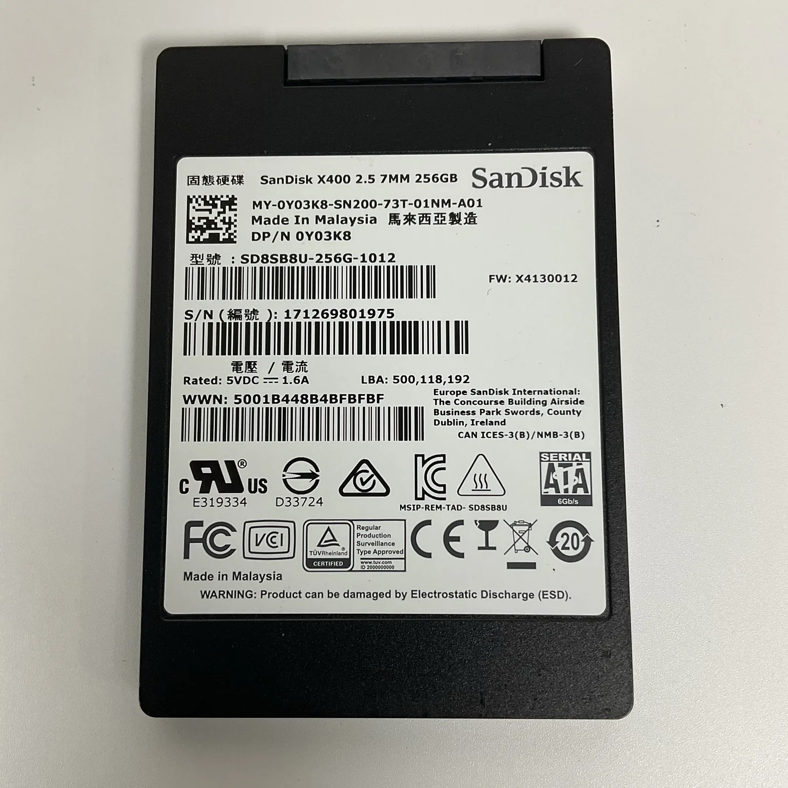 sata ssd – mixed capacity qty: 1,758 – #so 11487