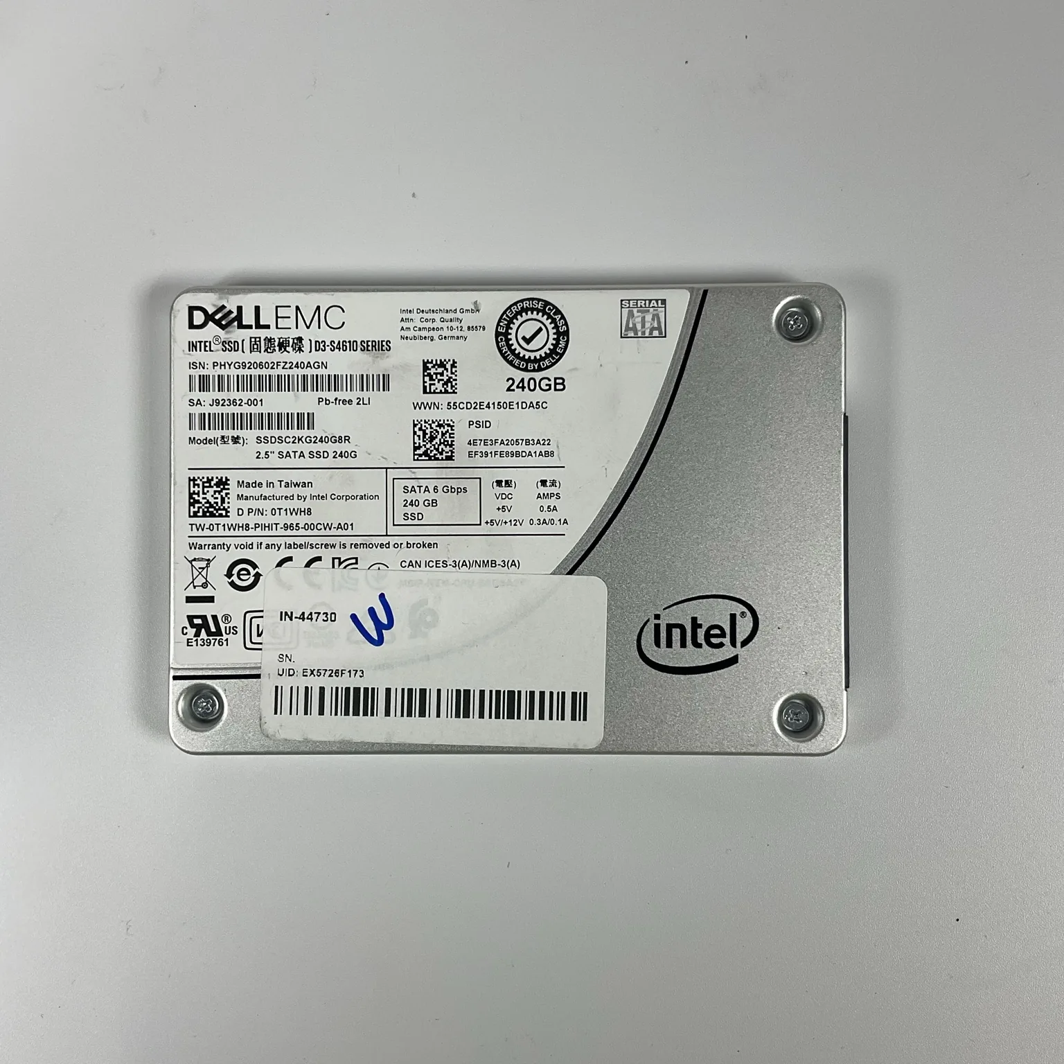 sata ssd – mixed capacity qty: 1,758 – #so 11487